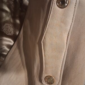 Baby Phat Cream Bomber Jacket